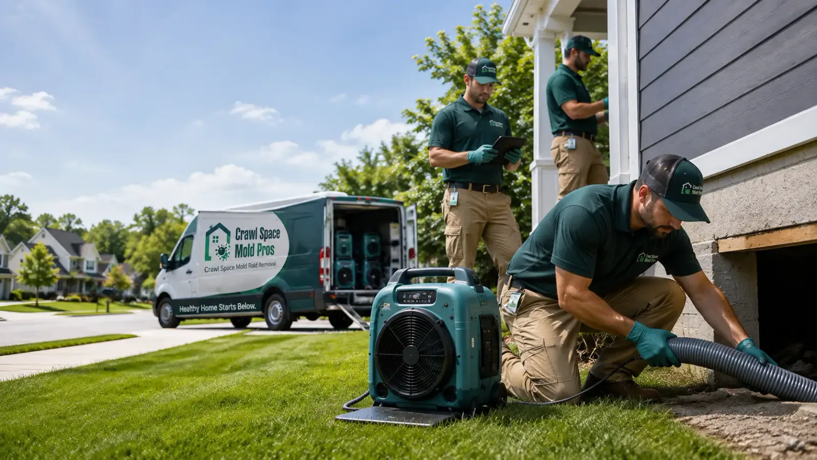 Crawl Space Mold Removal in Germfask, MI